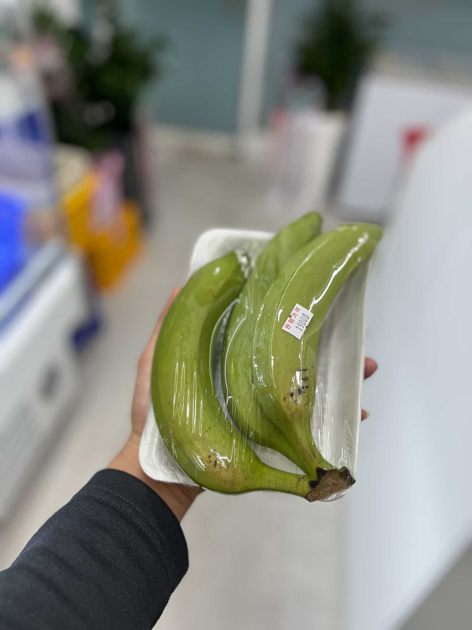 CHUỐI XANH 3 quả/vị